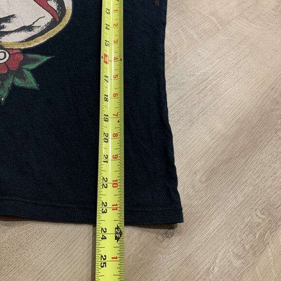 Vintage Y2K Ed Hardy By Christian Audigier Fitted Top T-Shirt Women's Large L - Picture 8 of 8